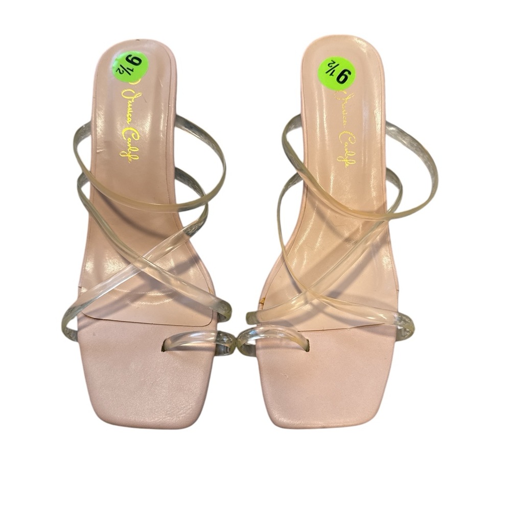 New Jessica Carlyle Cream High Heel Strappy Sandals - size 10